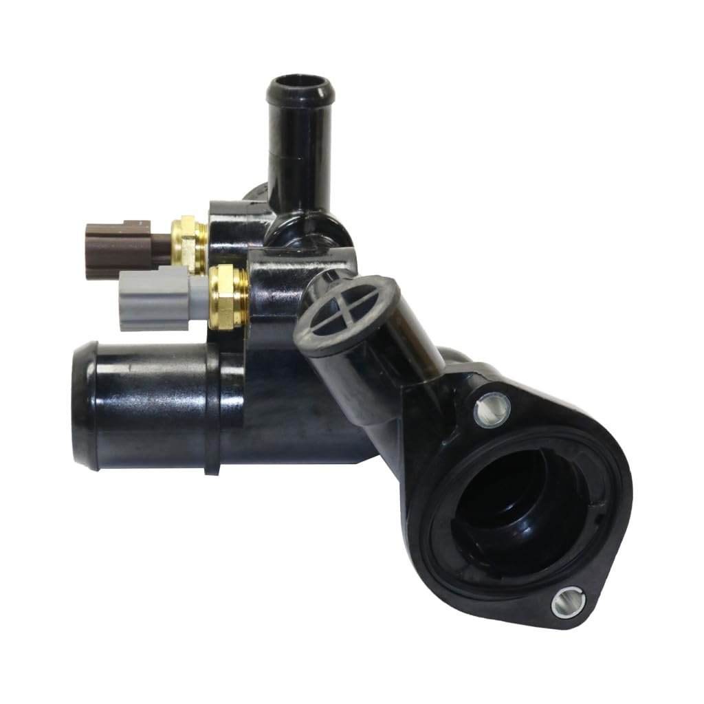 Thermostat Housing For Mazda B2500 1998 1999000 2001 Plastic Black 2 5l 2 Prong Male Terminal Replacement F87z8592a