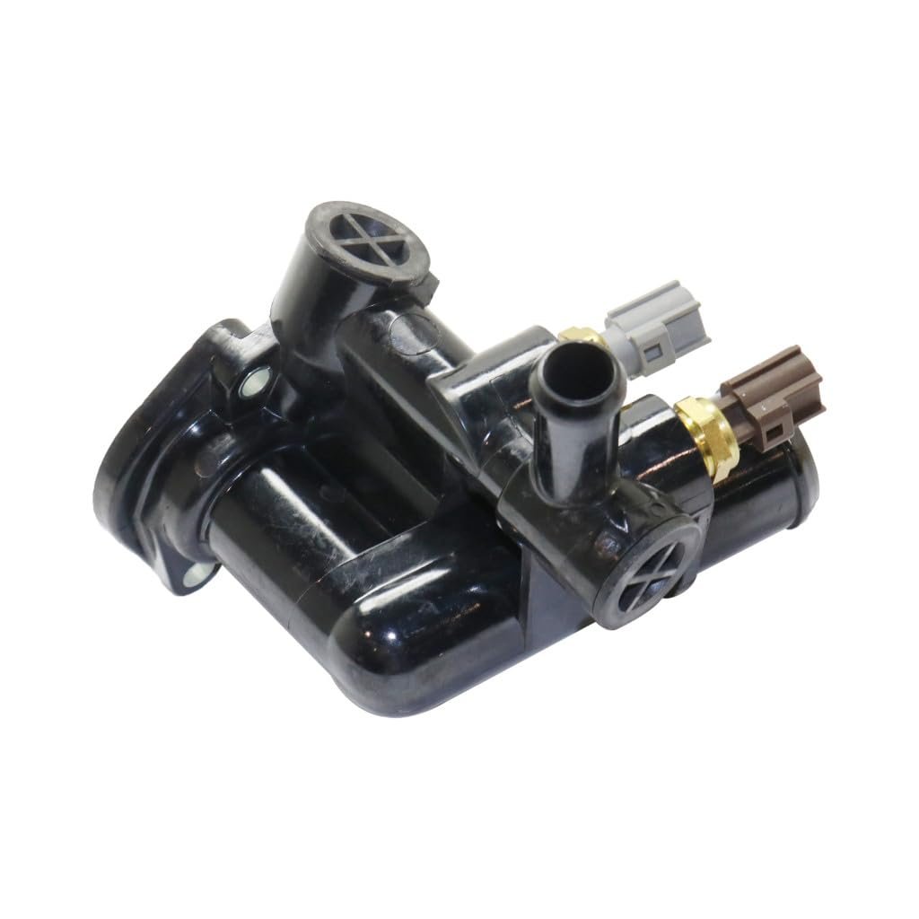 Thermostat Housing For Mazda B2500 1998 1999000 2001 Plastic Black 2 5l 2 Prong Male Terminal Replacement F87z8592a