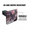 Black Dragon Attacking Flying Fantasy Tow Trailer Hitch Cover Plug Insert