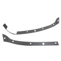 Front Upper Bumper Cover Molding Pair For Chevy Malibu 2013 2014 2015 2016 Driver And Passenger Side Pp Plastic Fiberglass 