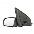 Ocpty Black Driver Side View Mirror Textured With Power Adjustment Non-folding Compatible For 2003-2007 Saturn Ion 22726680