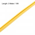Uxcell Edge Trim Seal Yellow Pvc Plastic U Channel Protector Fits 1 256 3 64 10 Feet Length