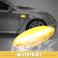 A Absopro Led Side Marker Light 81730-02 Front Driver Passenger Turn Signals Fender Sidemarker Lamps For Toyota Yarisa Clear