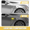A Absopro Led Side Marker Light 81730-02 Front Driver Passenger Turn Signals Fender Sidemarker Lamps For Toyota Yarisa Clear