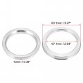 X Autohaux 4pcs Od 83 1mm To Id 67 Aluminium Alloy Car Hub Centric Rings Wheel Bore Center Spacer