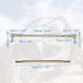 X Autohaux 2pcs M8 200mm Steering Tie Rod Ball Joint For 50cc 70cc 90cc 110cc 125cc 150cc 200cc 250cc Atv Four Wheeler Quad