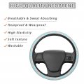 Dujiea Cute Piggy Elastic Stretch Steering Wheel Cover Anti-slip And Durable Car Accessories For Women Men 15 Inch Universal