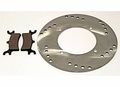 Polaris 500 Sportsman Ho Efi Rear Brake Rotors And Pads 