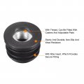 Uxcell 8pcs Inserts For Round Tubes With M8 Thread 22mm 0 87 Od Tube Black Plastic Plug Caster Insert Chair End Caps Furniture