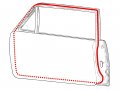 Auto Krafters Compatible Replacement For Door Weatherstrips Lh Rh Rubber Seal Pair 1965-68 Custom And 500 2-door Sedan