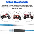 50 Inch Throttle Cable For Predator 196cc 212cc 224cc 6 5hp Coleman Ct200u Ct200u-ex Bt200x Baja Warrior Mb200 79 5cc 100cc
