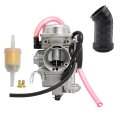 Carburetor 0470-449 For 2002 Arctic Cat 400 500 Manual Atv Includes 0470-432 Intake Manifold And Fuel Filter 