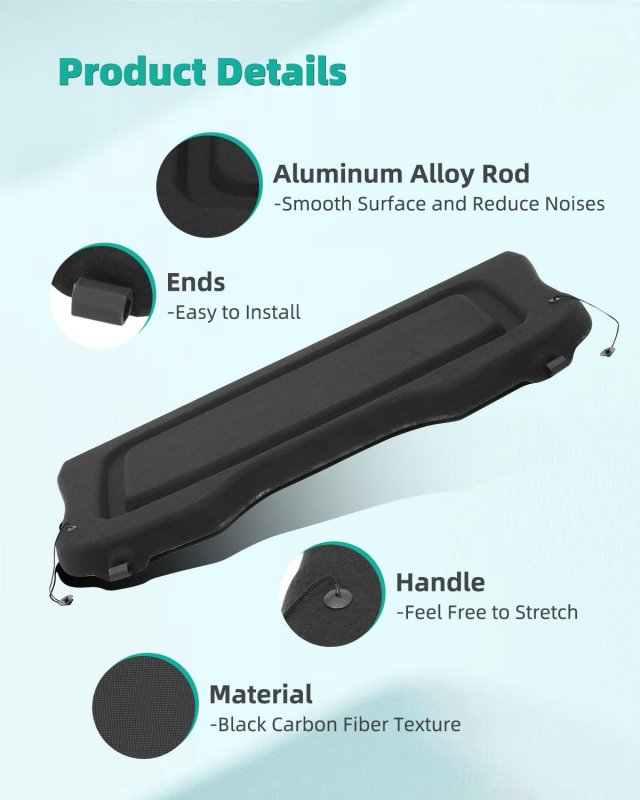 Retractable Rear Cargo Cover Shade For 2015-2018 Fit Ford Focus 1 0l Trunk Security