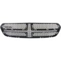 Dodge Durango Grille Insert 2014 2015 2016 2017 2018 Textured Black With Chrome Trim Plastic Code Mf5 Part Ch1202104 5113713ab 