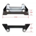 Ocpty Heavy Duty 4 9 4way Roller Fairlead Cable Guide For Winch Universal 2pcs