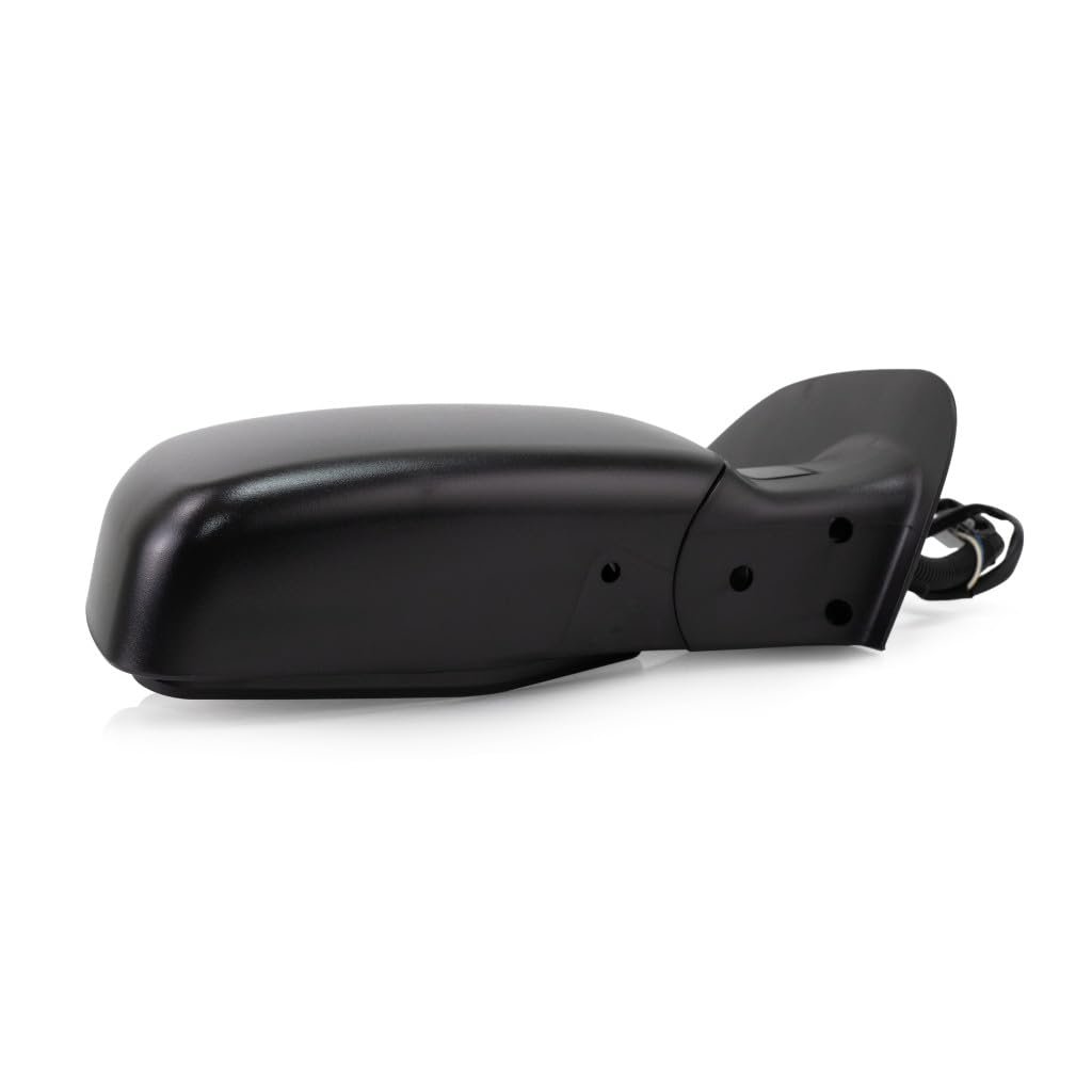 Ford E-150 Econoline 1992 To 2002 Passenger Side Door Mirror Power Glass Manual Folding Textured Black Replacement For