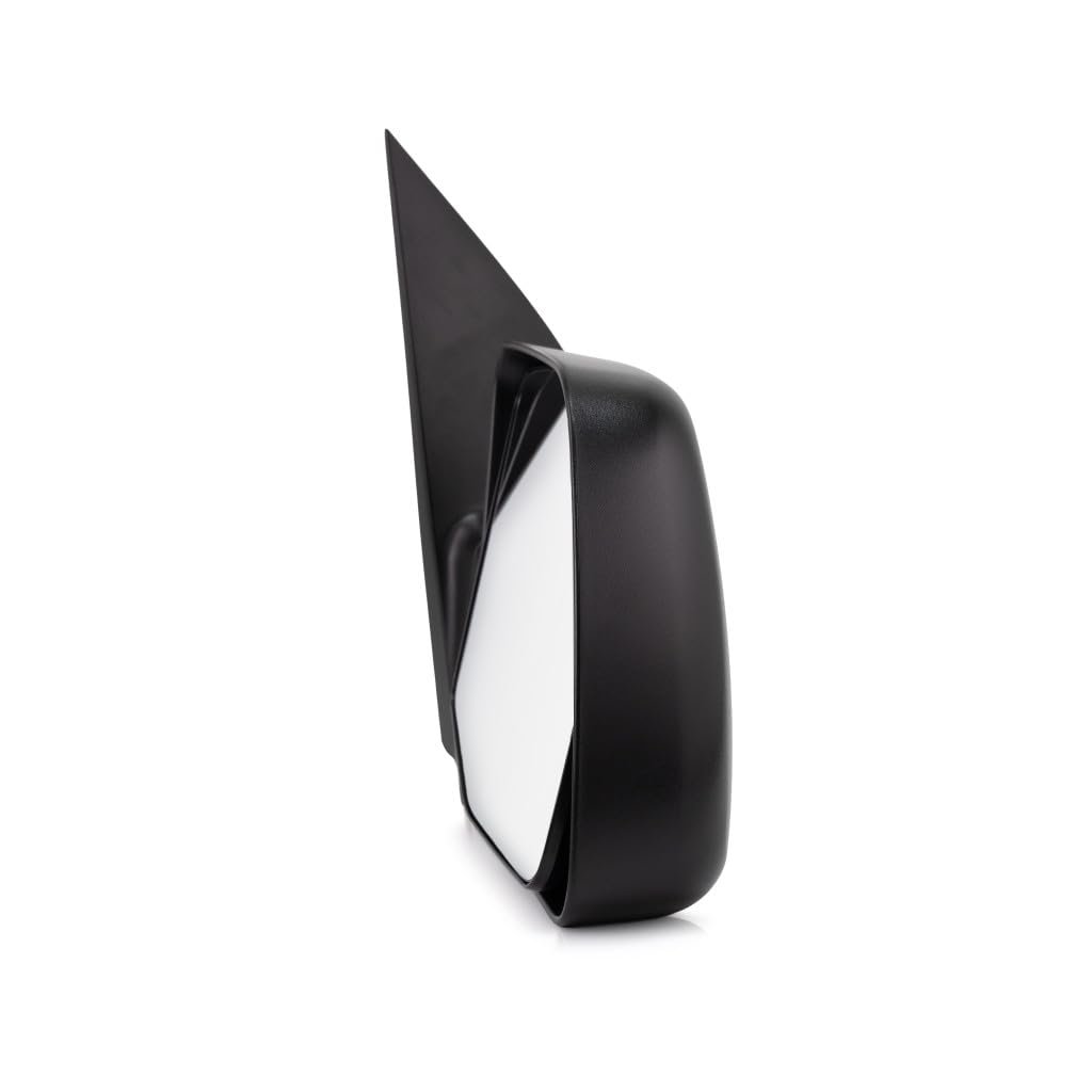 Ford E-150 Econoline 1992 To 2002 Passenger Side Door Mirror Power Glass Manual Folding Textured Black Replacement For