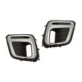 Fog Light Cover Pair For Subaruester 2019 2020 2021 Black And Chrome Driver Passenger Side Replacement For Su1038120 Su1039120 