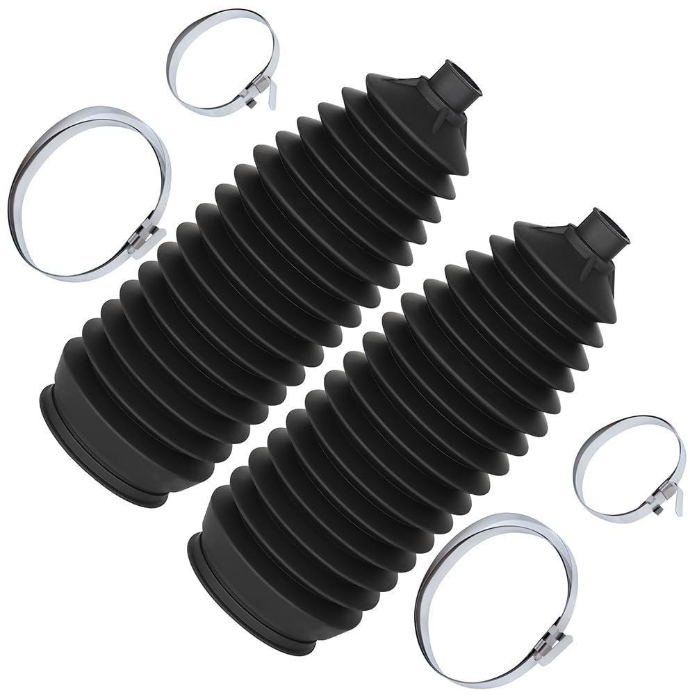 Steering Rack Tie Rod Boot Bellow Kit With Bellows Ties Clamp For 2005 2008 Chevrolet Cobalt Replacement Ms50026 2 Piece Set