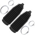 Steering Rack Tie Rod Boot Bellow Kit With Bellows Ties Clamp For 2005 2008 Chevrolet Cobalt Replacement Ms50026 2 Piece Set