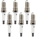 1986-1993 For Buick Century 1992-2011d For Crown Victori Set Of 6 Platinum Iridium Spark Plugs 97287