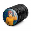 Scooby Doo Velma Character Tire Rim Wheel Aluminum Valve Stem Caps