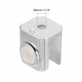Uxcell Glass Shelf Support Zinc Alloy Clamp Clip Holder Square For 5-8mm Thickness 2pcs