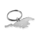 Ford Mustang In Yellow 3d Pony Die-cut Metal Key Chain Key-charm Official Licensed