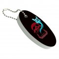 Graphics More Rock And Roll Soul Skull Floating Keychain Oval Foam Fishing Boat Buoy Key Float