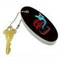 Graphics More Rock And Roll Soul Skull Floating Keychain Oval Foam Fishing Boat Buoy Key Float