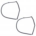 Front Driver And Passenger Side Door Weatherstrip Seal Rubber Gasket For Jeep Wrangler 2007-2017 