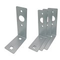 Trailer Light Mounting L Shaped Bracket Heavy Duty 4 5 X 3 1 In Zinc Plated Pack Electro Galvanized Steel For Marine And 