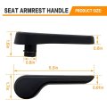 Driver Passenger Seat Recliner Adjust Handle For 2007-2013 Chevy Chevrolet Avalanche Silverado Suburban G Mc Sierra Yukon