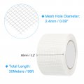 Uxcell Drywall Tape 1pcs 3 1 X 98ft Fiberglass Repair Self-adhesive Mesh Fiber Joint For Wall Crack Seam Patch