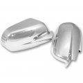 Chrome Door Mirror Cover Overlays For 2007 2014 Honda Cr V Silver Abs Plastic Trim Left And Right Pair 