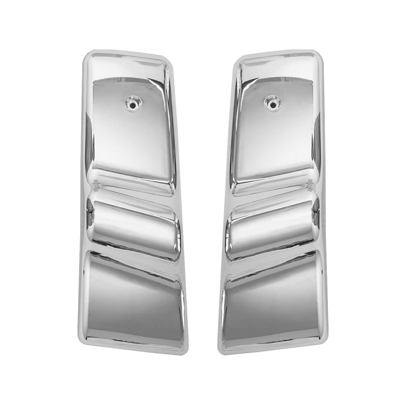 High Soar Chrome Door Mirror Cover Bracket Arm Housing Pair For Freightliner Columbia Century Left Right Rh Lh Side