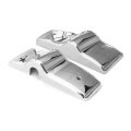 High Soar Chrome Door Mirror Cover Bracket Arm Housing Pair For Freightliner Columbia Century Left Right Rh Lh Side 
