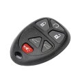 Keyless Remote Case For Gmc Yukon And Xl 1500 2007 To 2014 6 Button Plastic Rubber Metal Black 20869057 22756462 