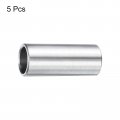 Uxcell 5pcs Stainless Steel Spacer 1 2 Bore X 5 8 Od-1 Length Screw Standoff Bushing Plain Finish Round Metal For 1 Screws