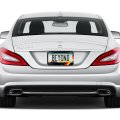 German Flag Off Center Sports Racing Stripe Black Metal License Plate Frame 12 In X 6 Universal Fit For Cars With Theft