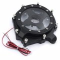 Httmt- Engine Stator Cover Clear Blue Led Light Compatible With 04-07 Cbr1000rr 04-14 Cb 1000rr Motorcycle Crankcase Gasket