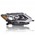 Headlights Assembly For 2017 2018 2019 Nissan Rogue Right Bumper Headlamp Clear Lens Chrome Housing Amber Reflector 