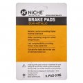 Niche Brake Pad Set For Bmw R1100s R850r R1200gs R1200rt R1150gs R1200r 34212335465 Rear Semi-metallic 4 Pack