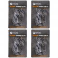 Niche Brake Pad Set For Bmw R1100s R850r R1200gs R1200rt R1150gs R1200r 34212335465 Rear Semi-metallic 4 Pack