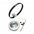 Bemonoc Htd 2gt Timing Belt Pulley Kits Gt2 Closed-loop 200mm 20 Teeth And 60 For 3d Printer Accessories