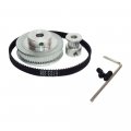 Bemonoc Htd 2gt Timing Belt Pulley Kits Gt2 Closed-loop 200mm 20 Teeth And 60 For 3d Printer Accessories