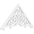 Ekena Millwork Gpp036x018x100ath Athens Architectural Grade Pvc Gable Pediments 36 W X 18 H 1 P 12 Pitch 