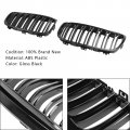 Topteng Gloss Black Front Grill Grille For Bmw 2 Series F45 F46 2015-2018 Pre-facelift