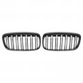 Gloss Black Front Grill Grille For Bmw 2 Series F45 F46 2015-2018 Pre-facelift