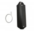 Jem Jules 28mm Black Exhaust Pipe Muffler Clamp For 50cc 110 125cc Quad Dirt Pit Bike Atv